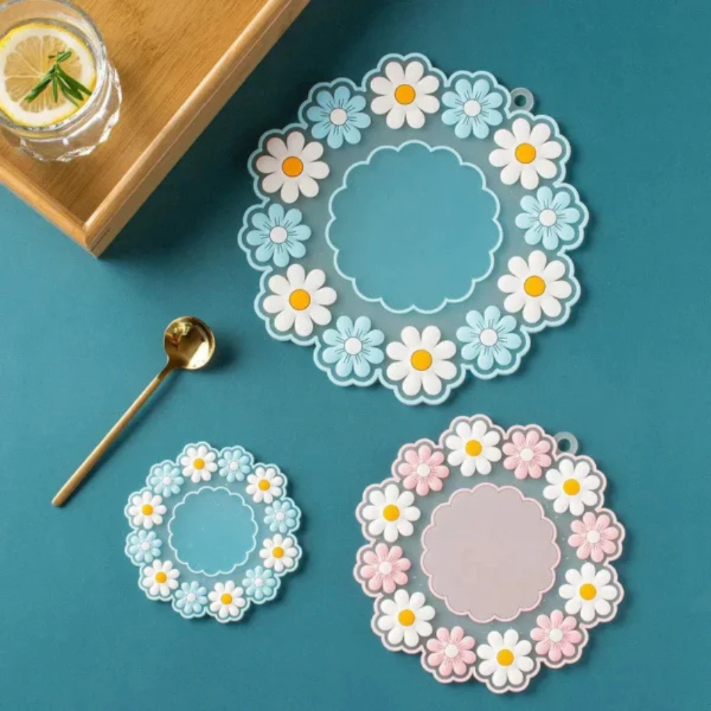 Daisy Placemat Dinner Plate Insulated Pads Table Mat