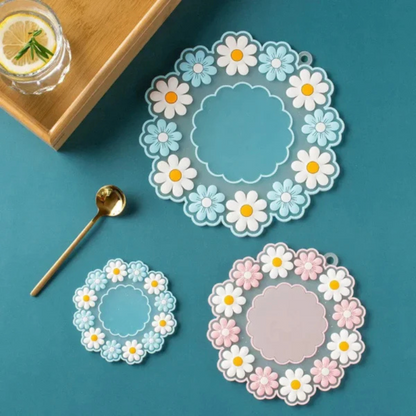 Daisy Placemat Dinner Plate Insulated Pads Table Mat