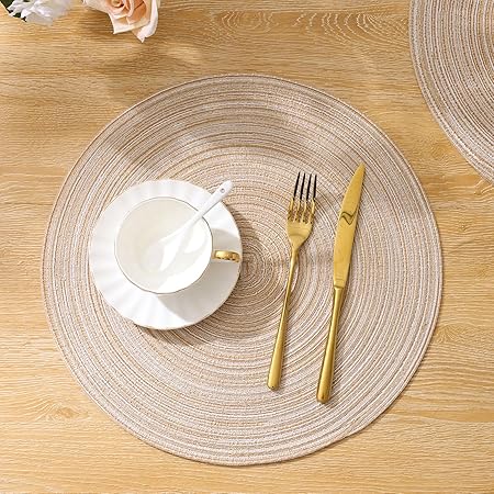 Round Braided Placemats Set